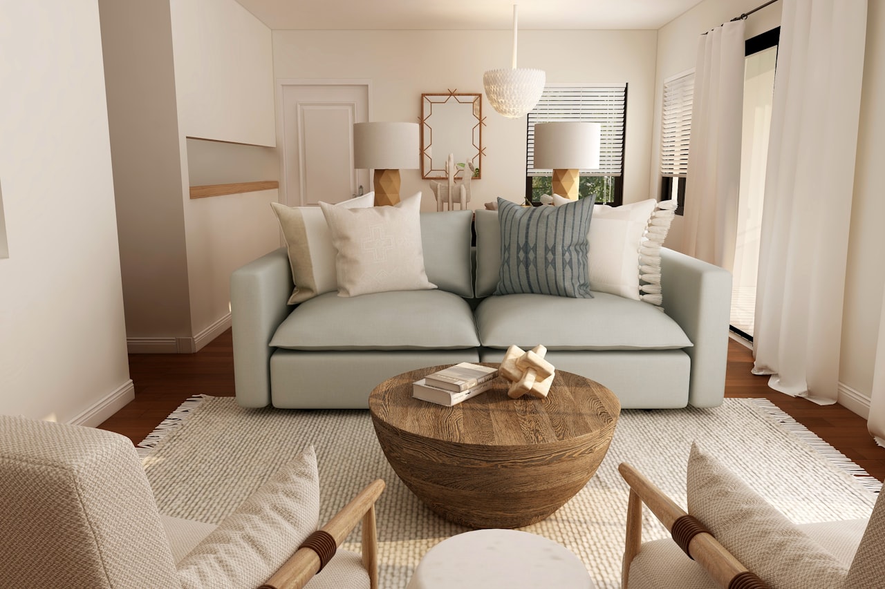Rent-ready unit with new flooring and paint