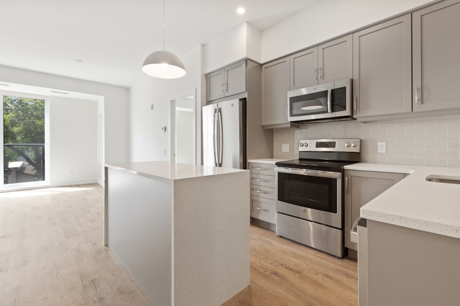 Newly renovated kitchen cabinetry