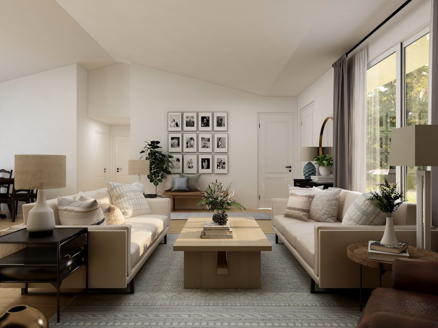 Renovated apartment unit interior